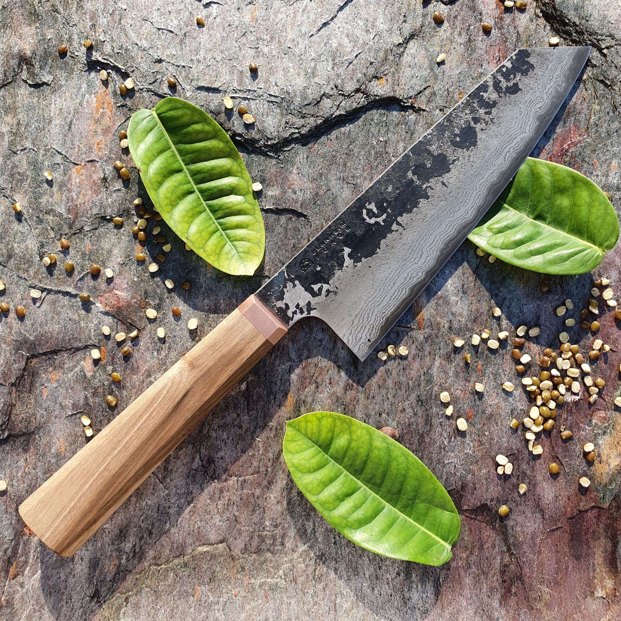 Tefal Couteau santoku Ever Sharp 16.5 cm, Noir