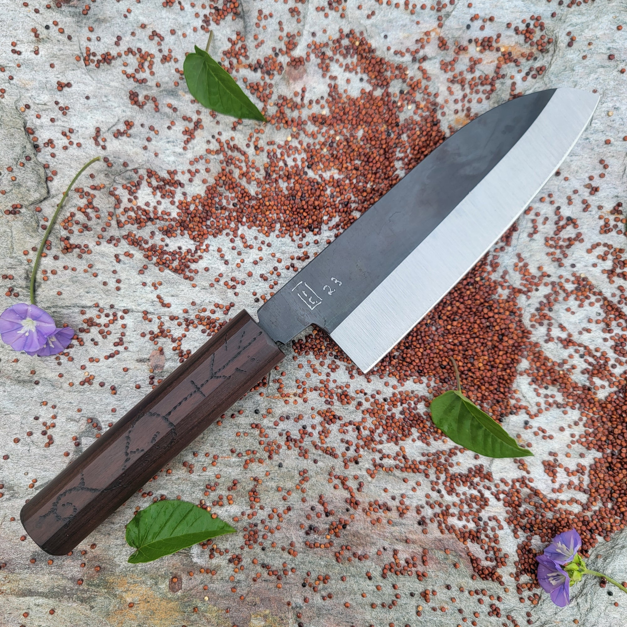 Santoku with Tattoo Handle