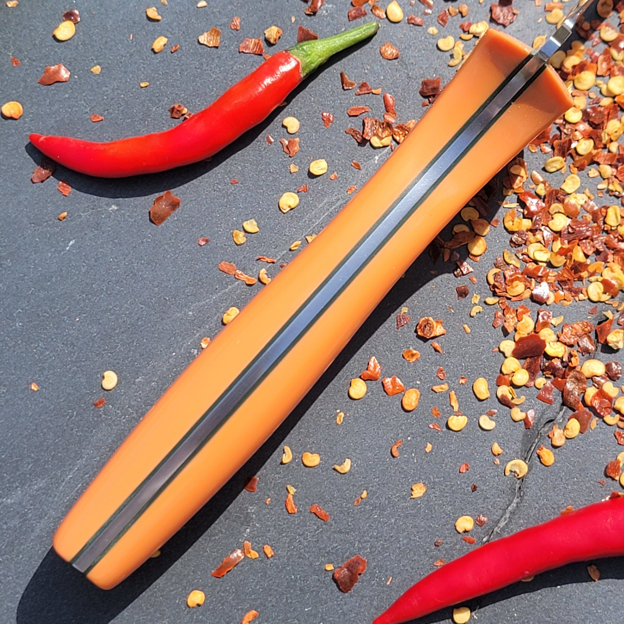 Five Inch Boner (Orange / Dark Green)