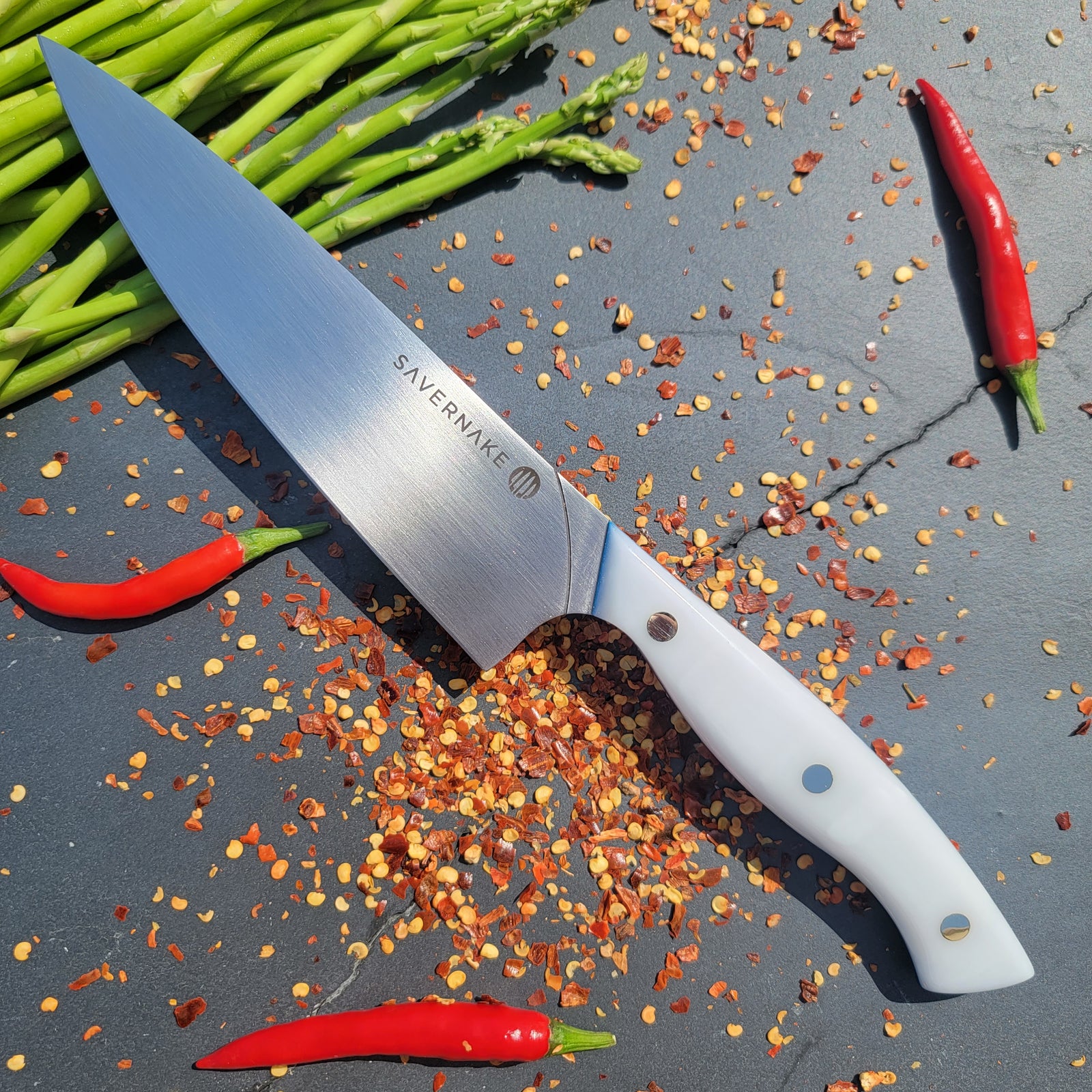 Compact Chef (White Onyx / Blue)