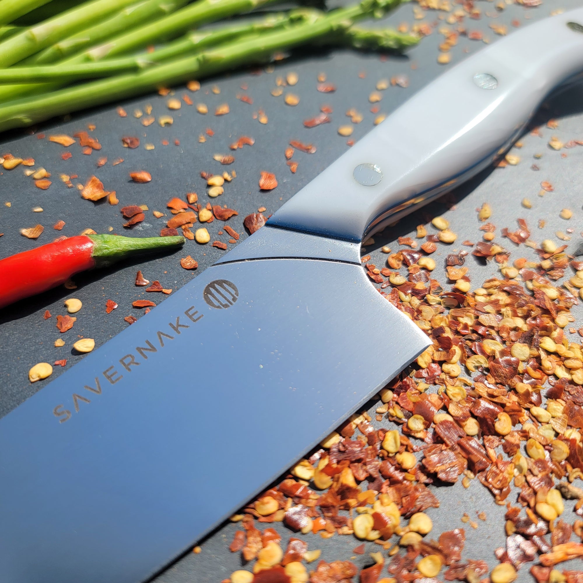 Compact Chef (White Onyx / Blue)
