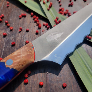 Croc with "Ocean Blue" handle
