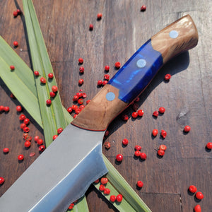 Croc with "Ocean Blue" handle