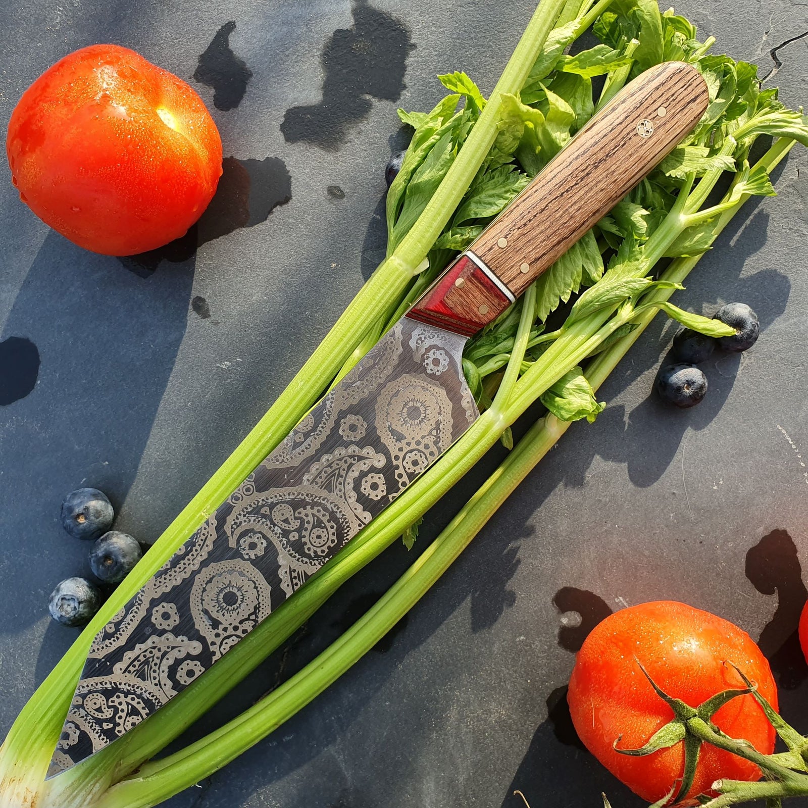 Chef's Knife "Flowers"
