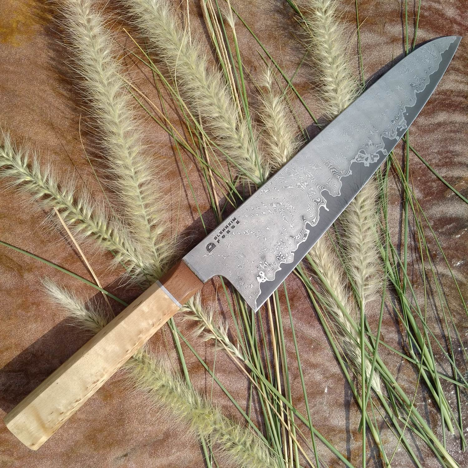 Nickel Damascus Gyuto