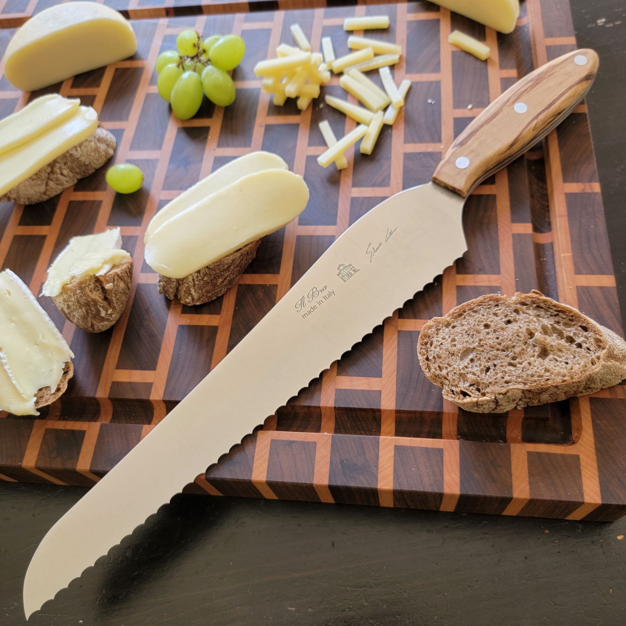 Bread Knife (Olive)