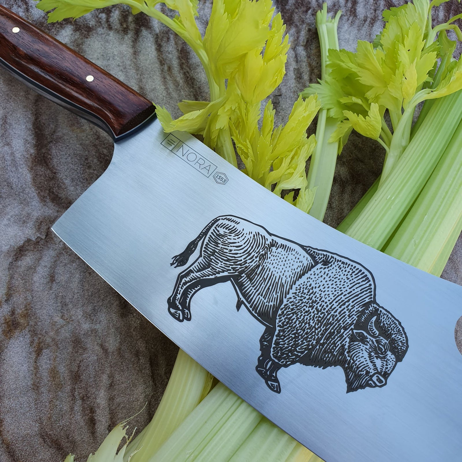 NORA Knife # 1553 "Buffalo Cleaver"