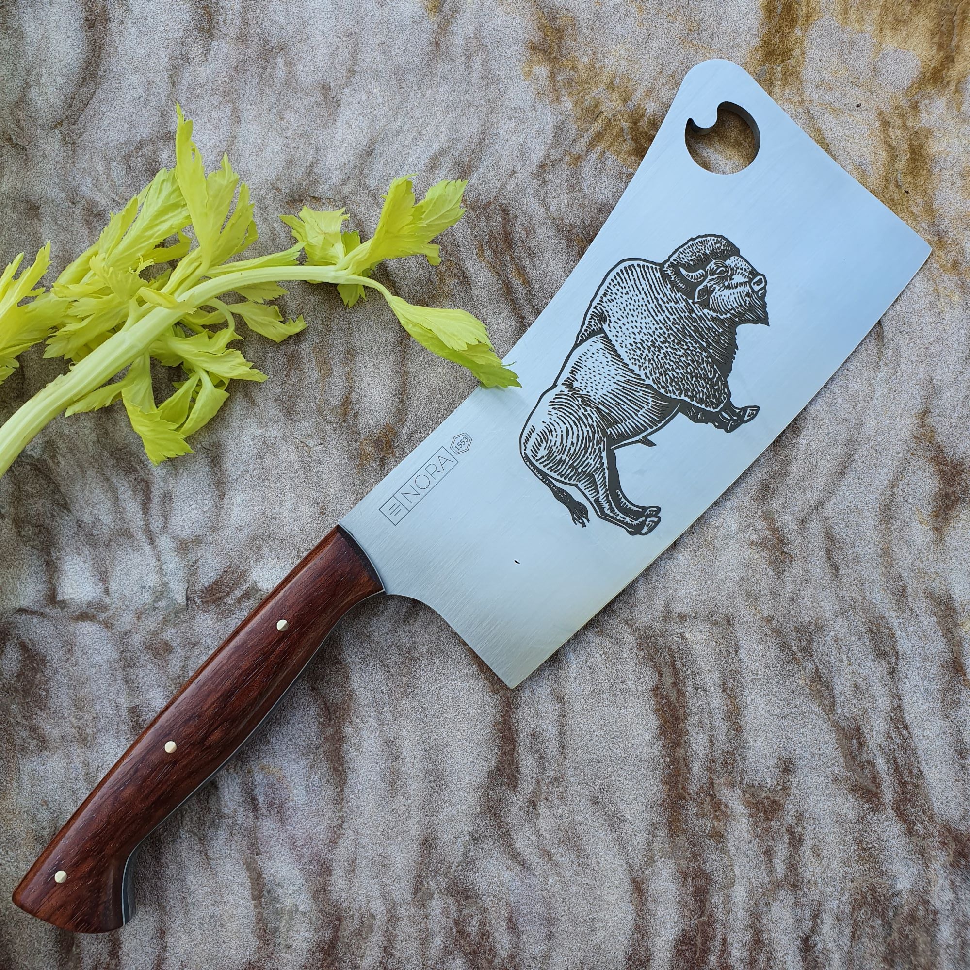 NORA Knife # 1553 "Buffalo Cleaver"