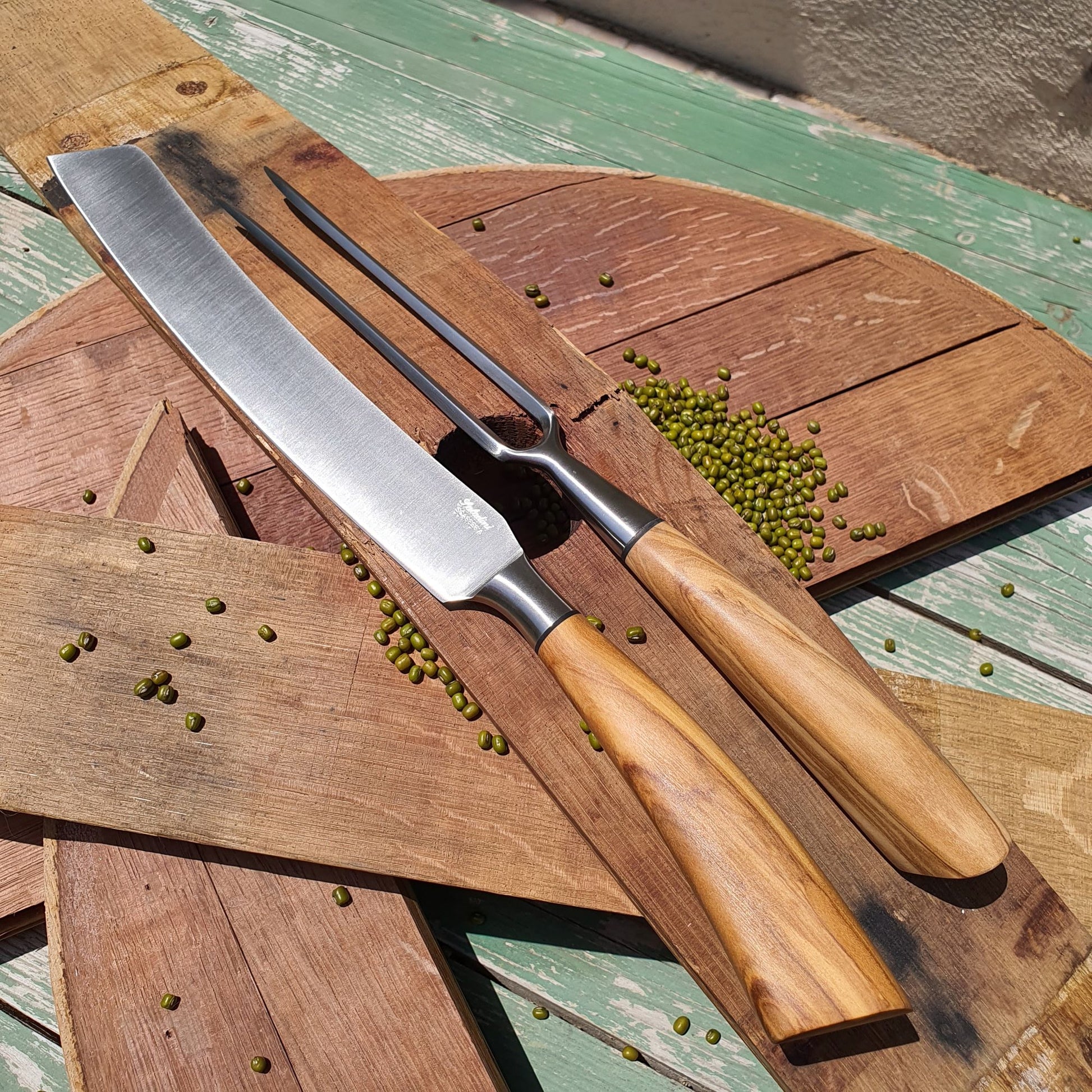 Carving Fork and Slicing Knife Set – The Forge (a division of Star Food  General Trading LLC)