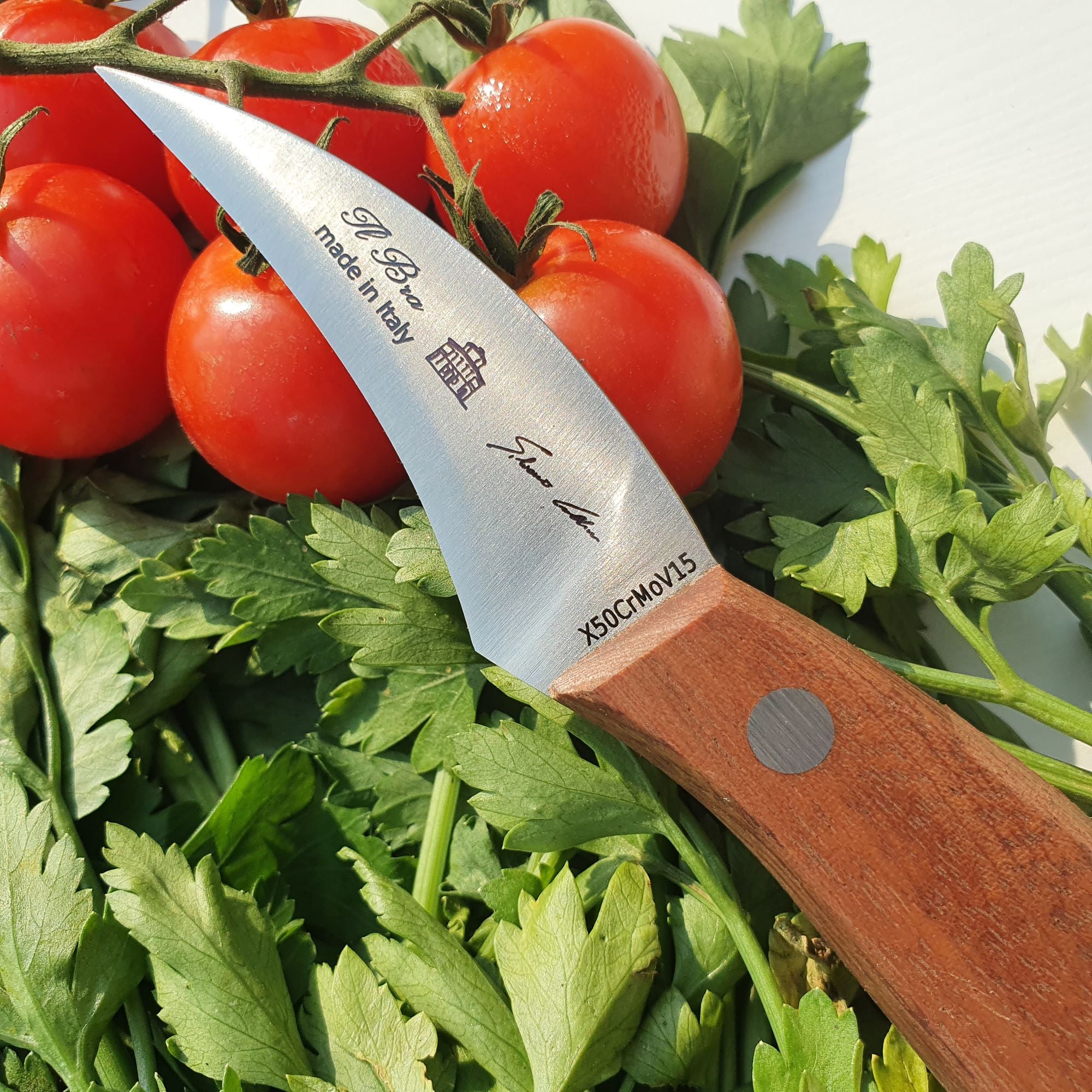 Curved Paring Knife (Mogano)