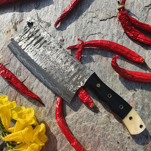 Damascus Cleaver