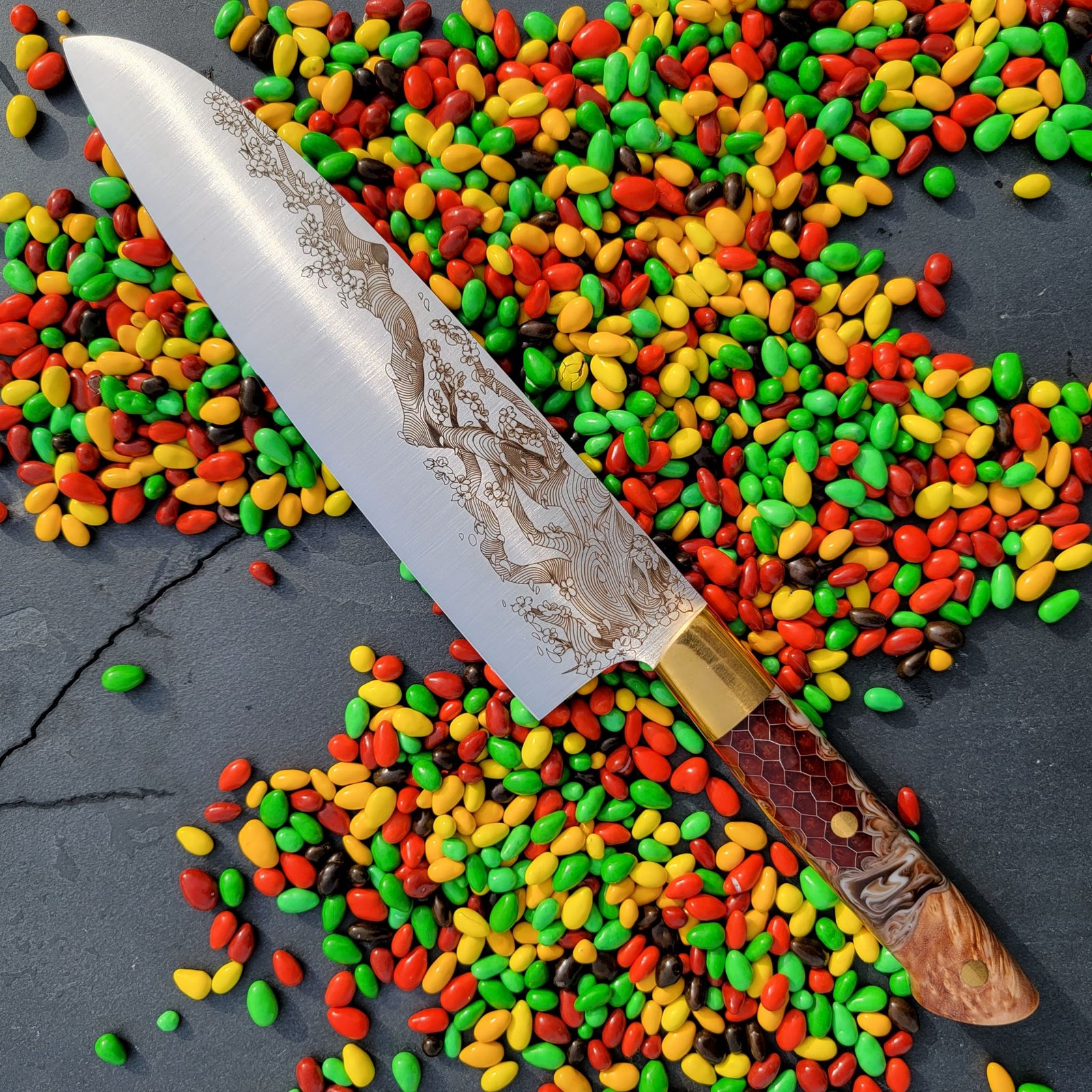 "Japanese Spring" Santoku