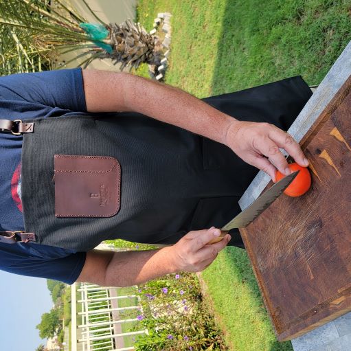 Black Apron (made with recycled fabric)