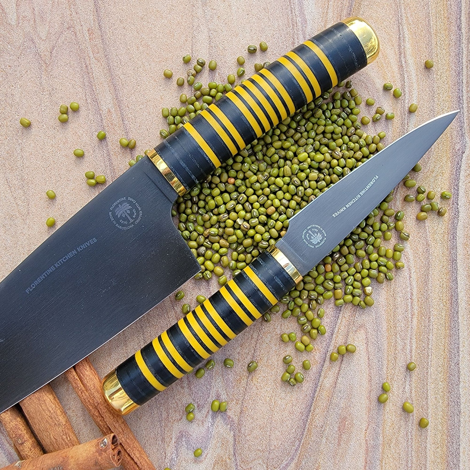 Knife Set "Tiger Cubs during Spring Break"