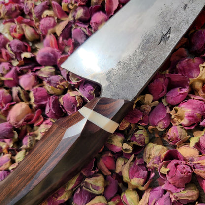 Chef's Knife with African Blackwood and Elforyn