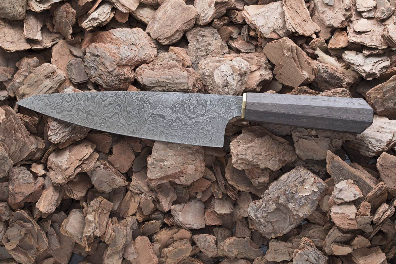 Yvo 1 in Damascus Steel