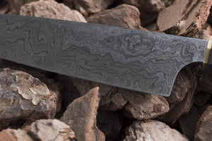Yvo 1 in Damascus Steel