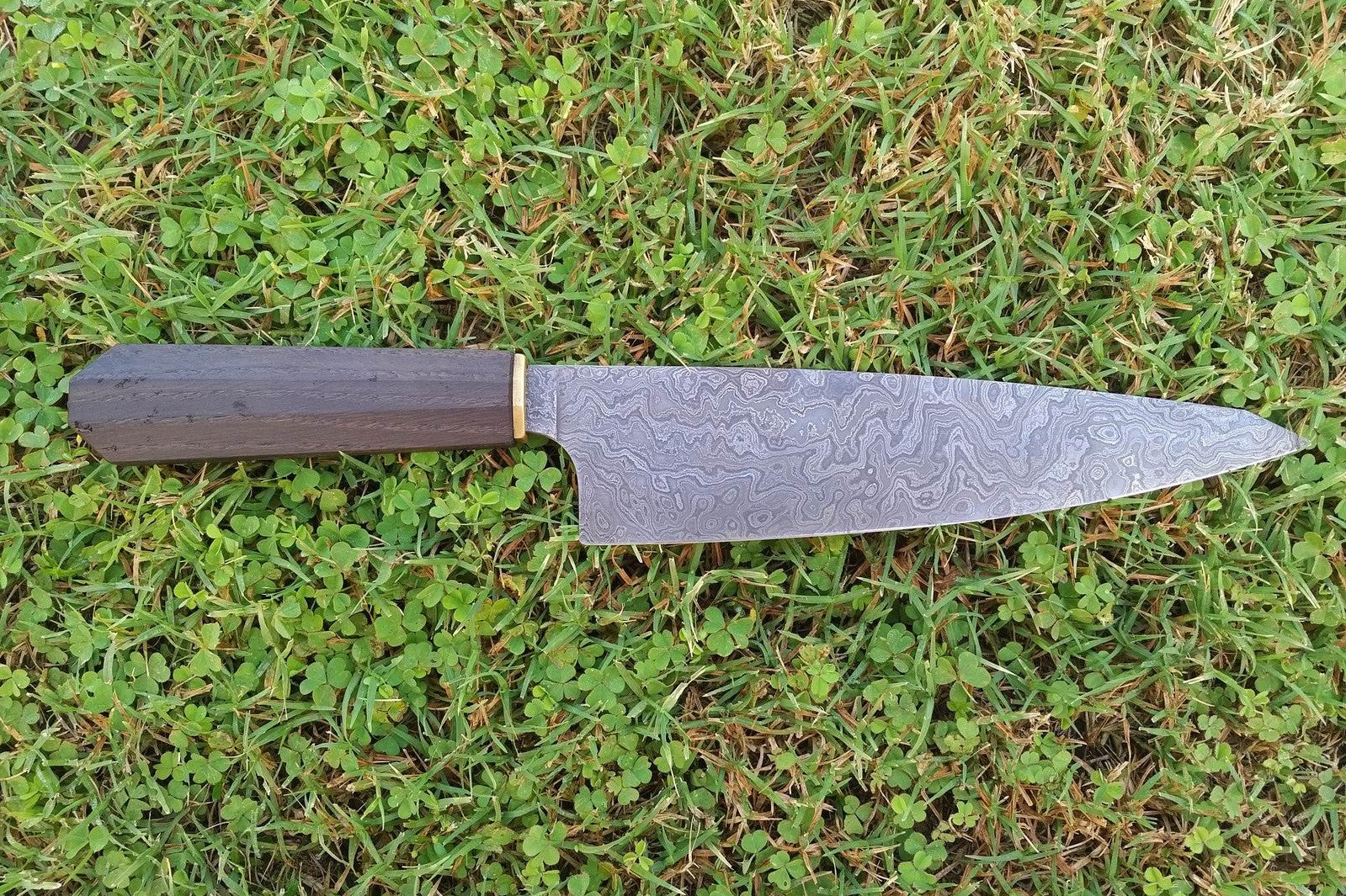 Yvo 1 in Damascus Steel
