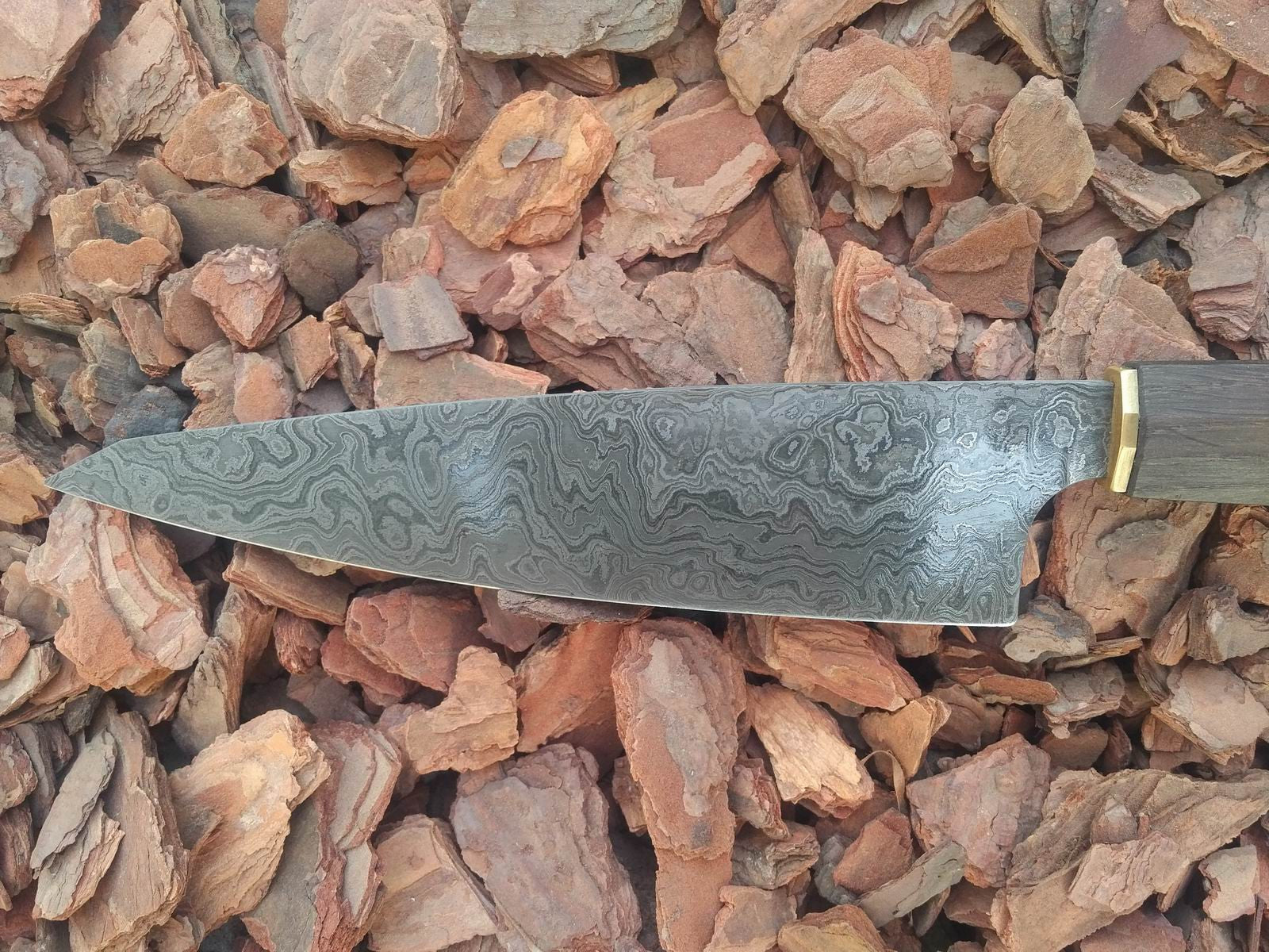 Yvo 1 in Damascus Steel