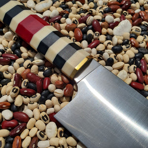 Kedma Custom Nakiri "Zebra with a Flamingo Gene"